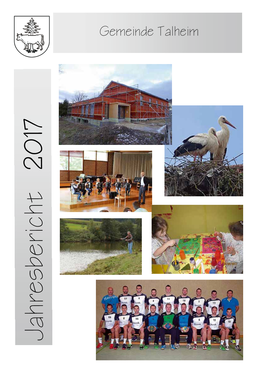 Jahresbericht 2017 Der Gemeinde