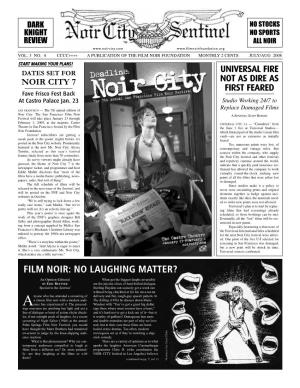 Noir City Sentinel July/Aug 2008