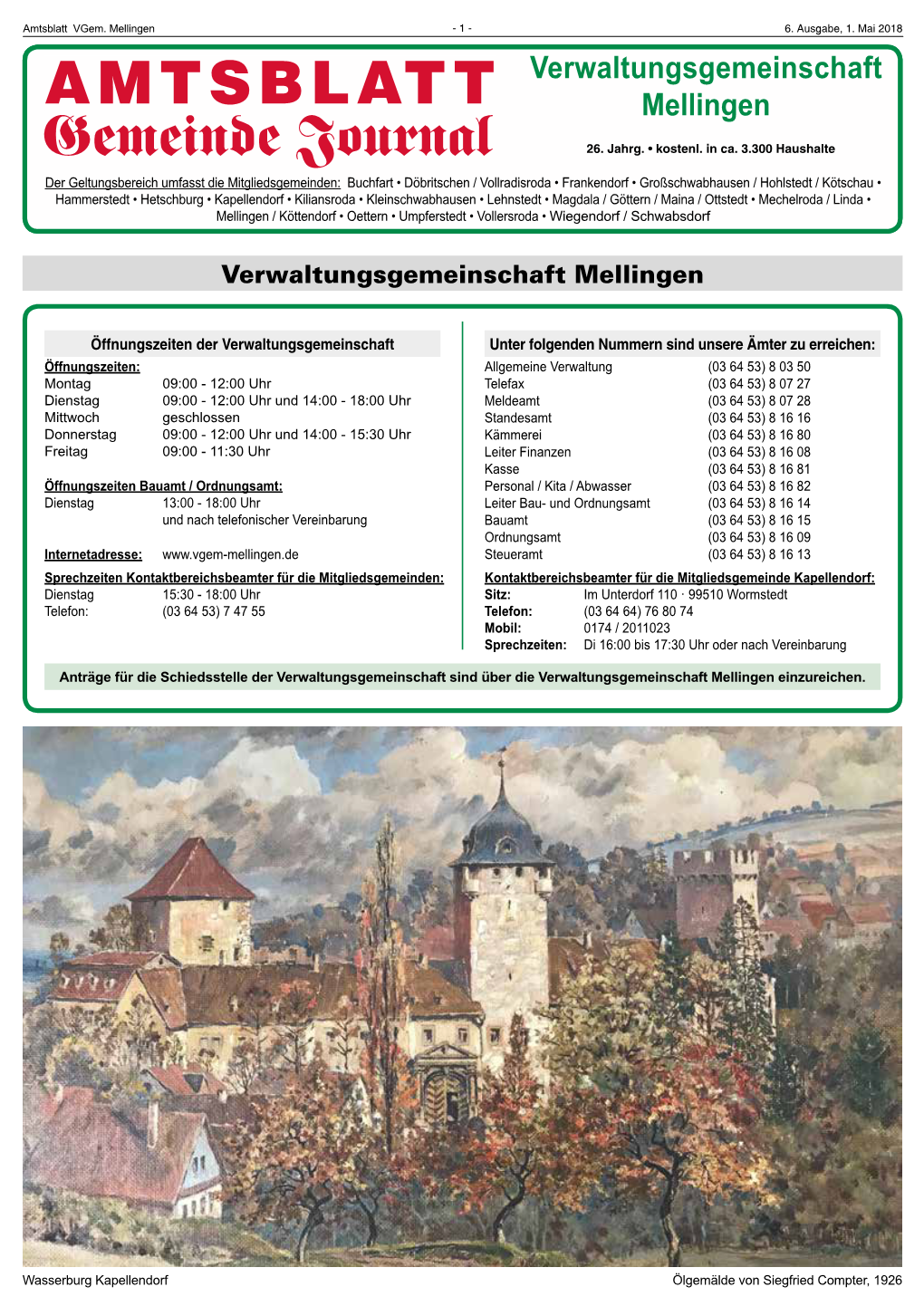 AMTSBLATT Verwaltungsgemeinschaft