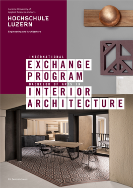 Undergraduate Interior Architecture Modules