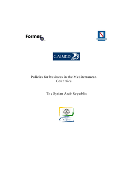 Policies for Business in the Mediterranean Countries The