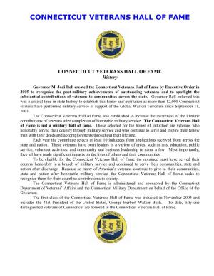Connecticut Veterans Hall of Fame