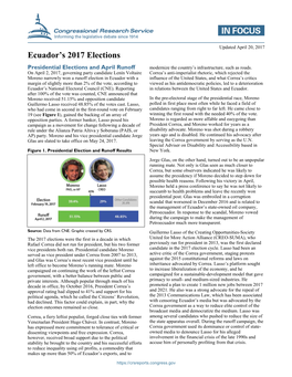 Ecuador's 2017 Elections