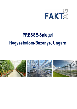 PRESSE-Spiegel Hegyeshalom-Bezenye, Ungarn