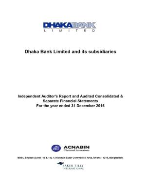 Independent Auditor's Report and Audited Consolidated & Separate Financial Statements for the Year Ended 31 December 2016