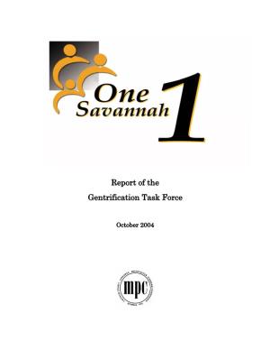 Gentrification Task Force Report (2004)