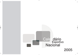 Calendário Esportivo Nacional 2005