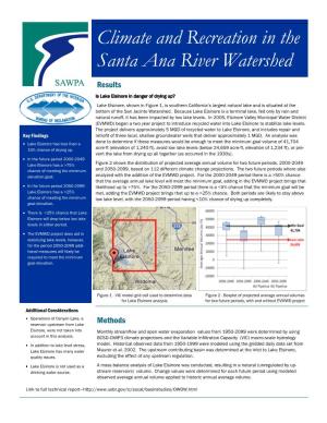 Climate and Recreation in the Santa Ana River Watershed