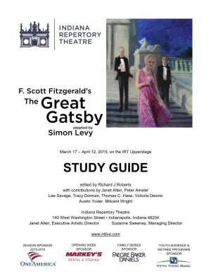 Great Gatsby Adapted by Simon Levy