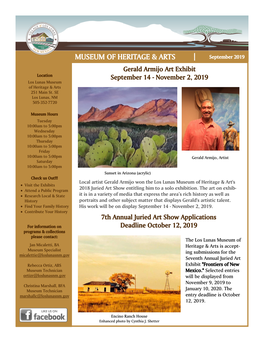 Museum Newsletter Issue 3 2019