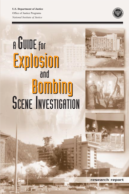 A Guide for Explosion and Bombing Scene Investigation (NIJ)