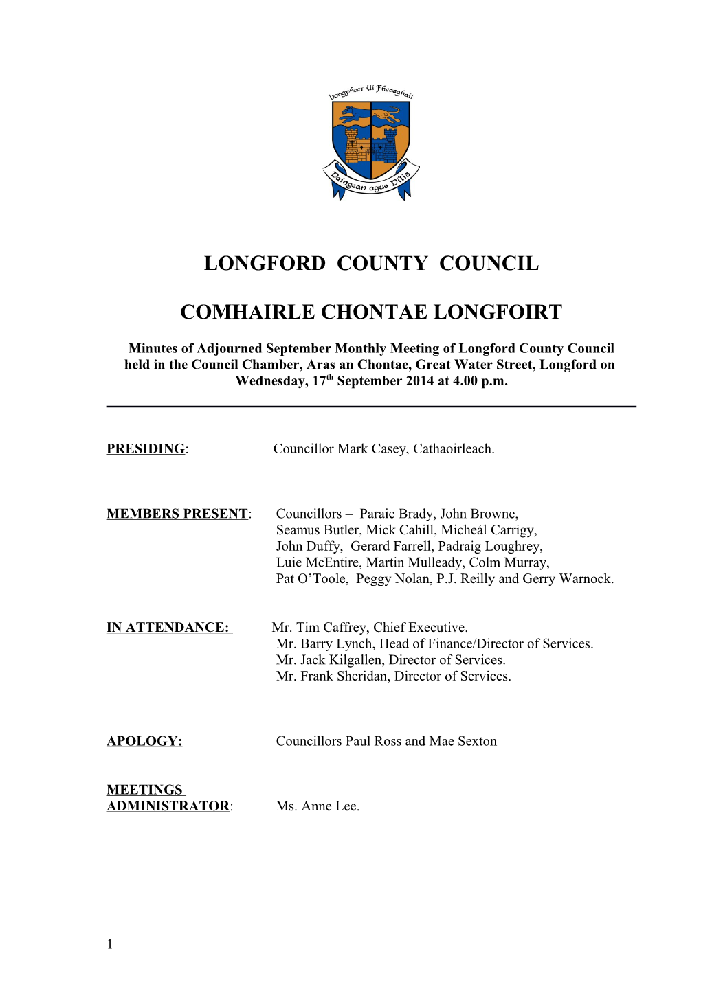 Longford County Council s1