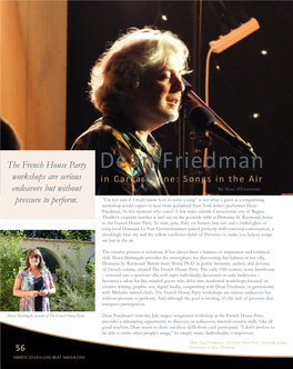 Dean Friedman in Carcassonne: Songs in the Air by Marc D’Etremont Carcassonne, France