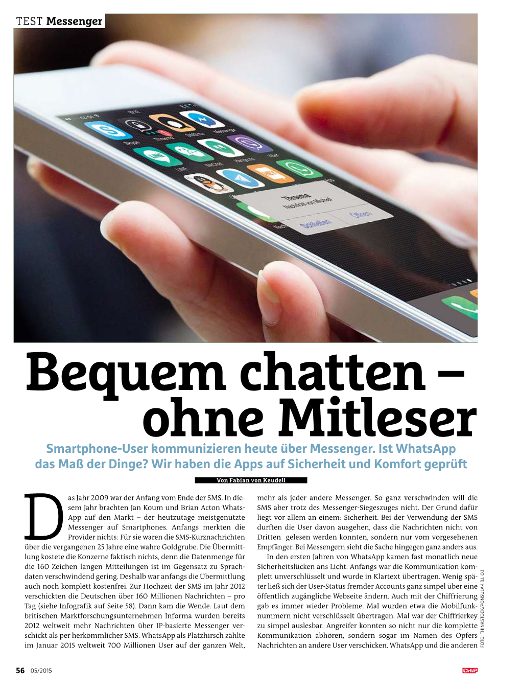 Bequem Chatten – Ohne Mitleser