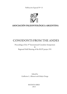 Conodonts from the Andes
