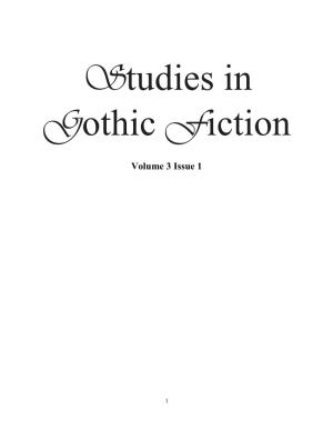 Studies in Gothic Fiction
