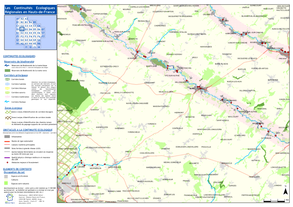 Les Continuités Ecologiques Régionales En Hauts-De-France