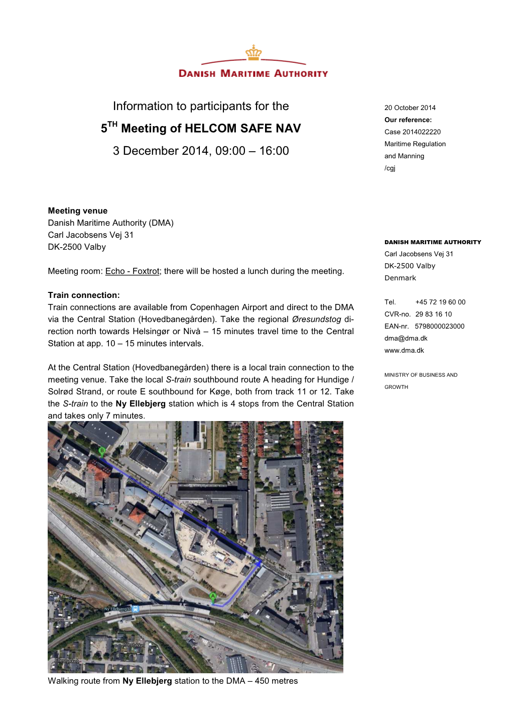 07. HELCOM Safe Nav Meeting 3 December 2014 in Copenhagen