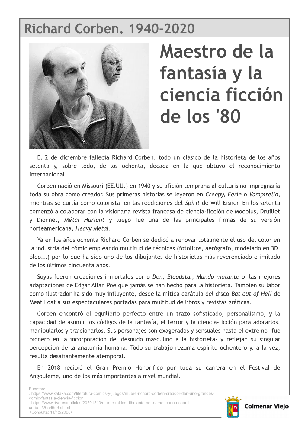 Maestro De La Fantasía Y La Ciencia Ficción De Los '80