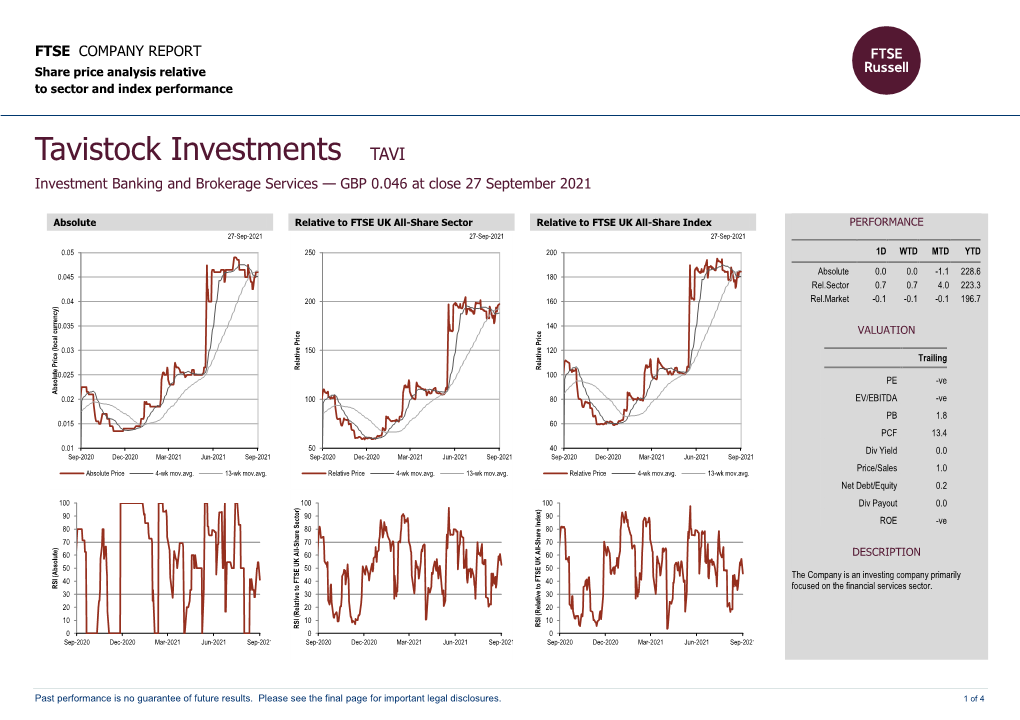 FTSE Factsheet