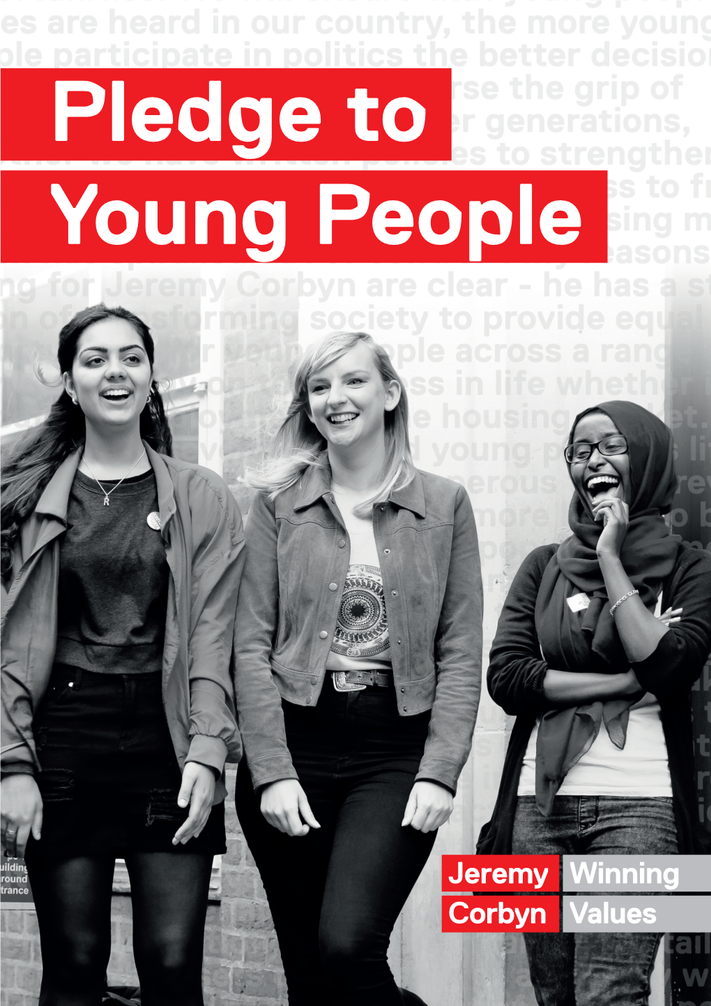 Jeremy Corbyn Pledge to Young People