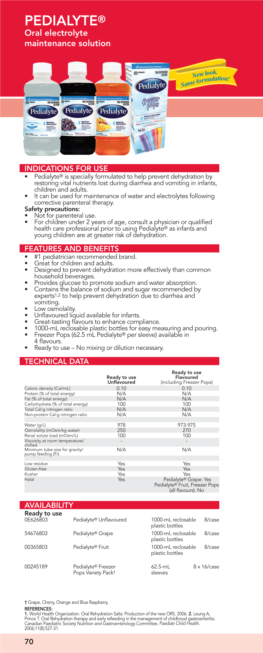 PEDIALYTE® Oral Electrolyte Maintenance Solution