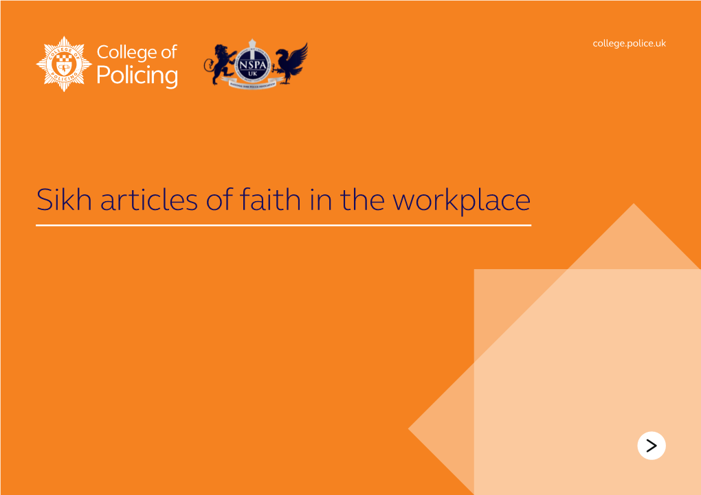 Sikh Articles of Faith in the Workplace