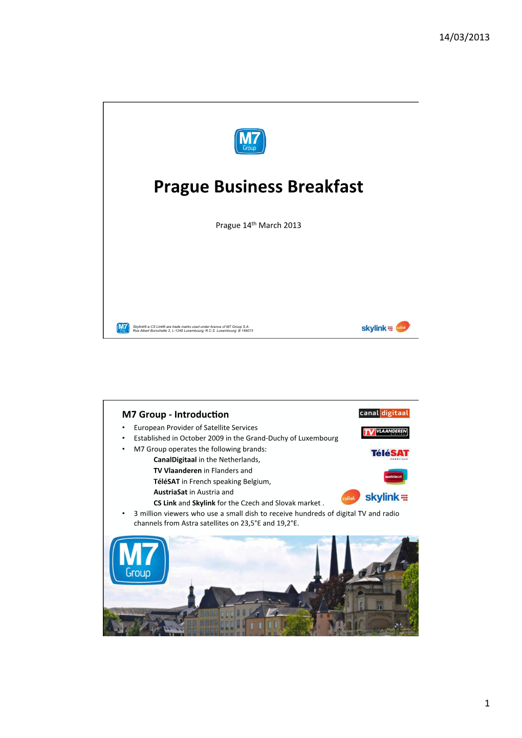 Prague Business Breakfast