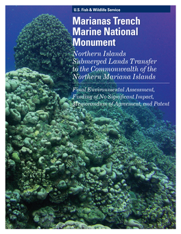Marianas Trench Marine National Monument Northern Islands Submerged Lands Transfer to the Commonwealth of the Northern Mariana Islands