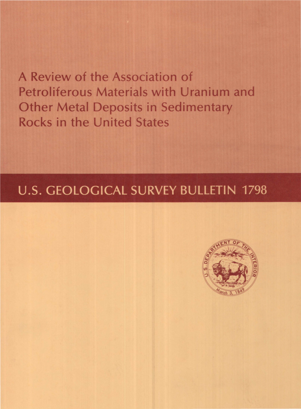 U.S. Geological Survey Bulletin 1798