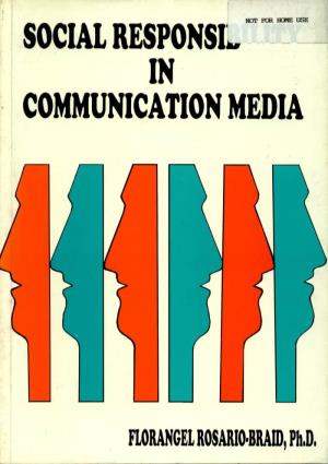 Social Responsl in Communication Media