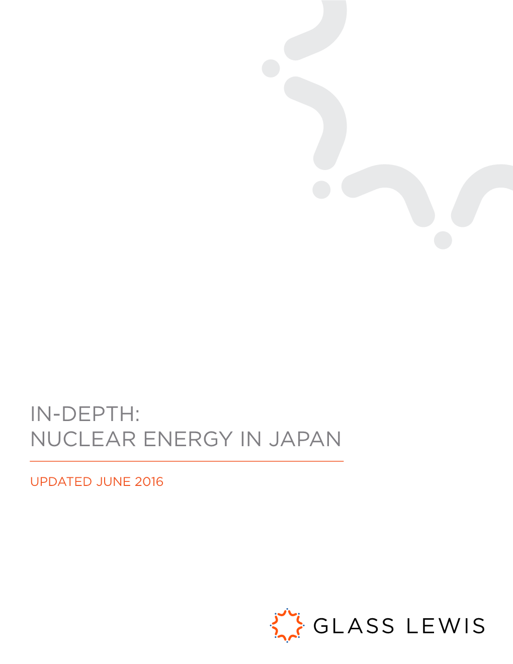 Nuclear Energy in Japan