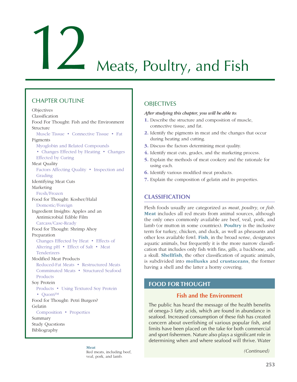 Meats, Poultry, and Fish