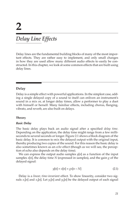 Delay Line Effects