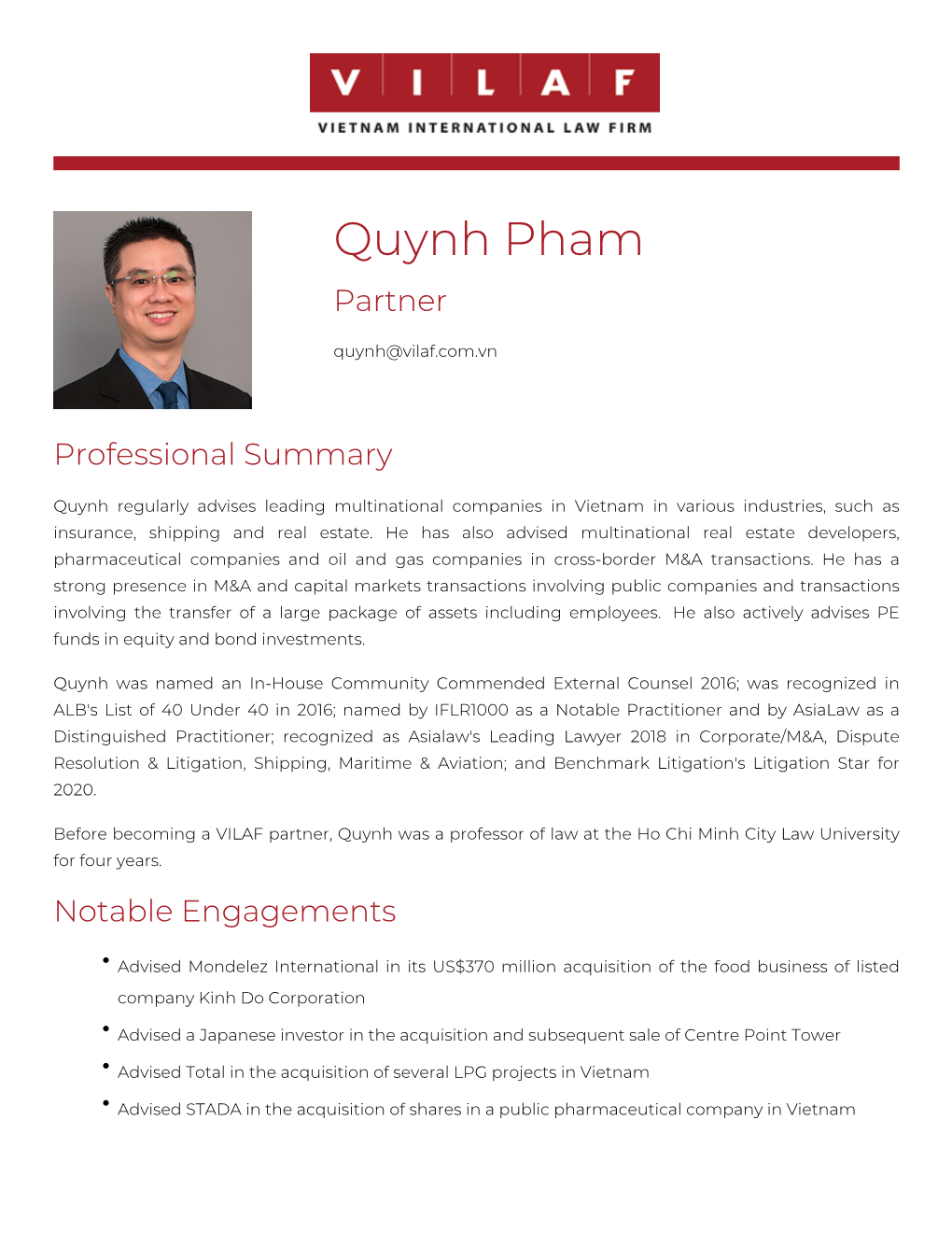 Quynh Pham Partner