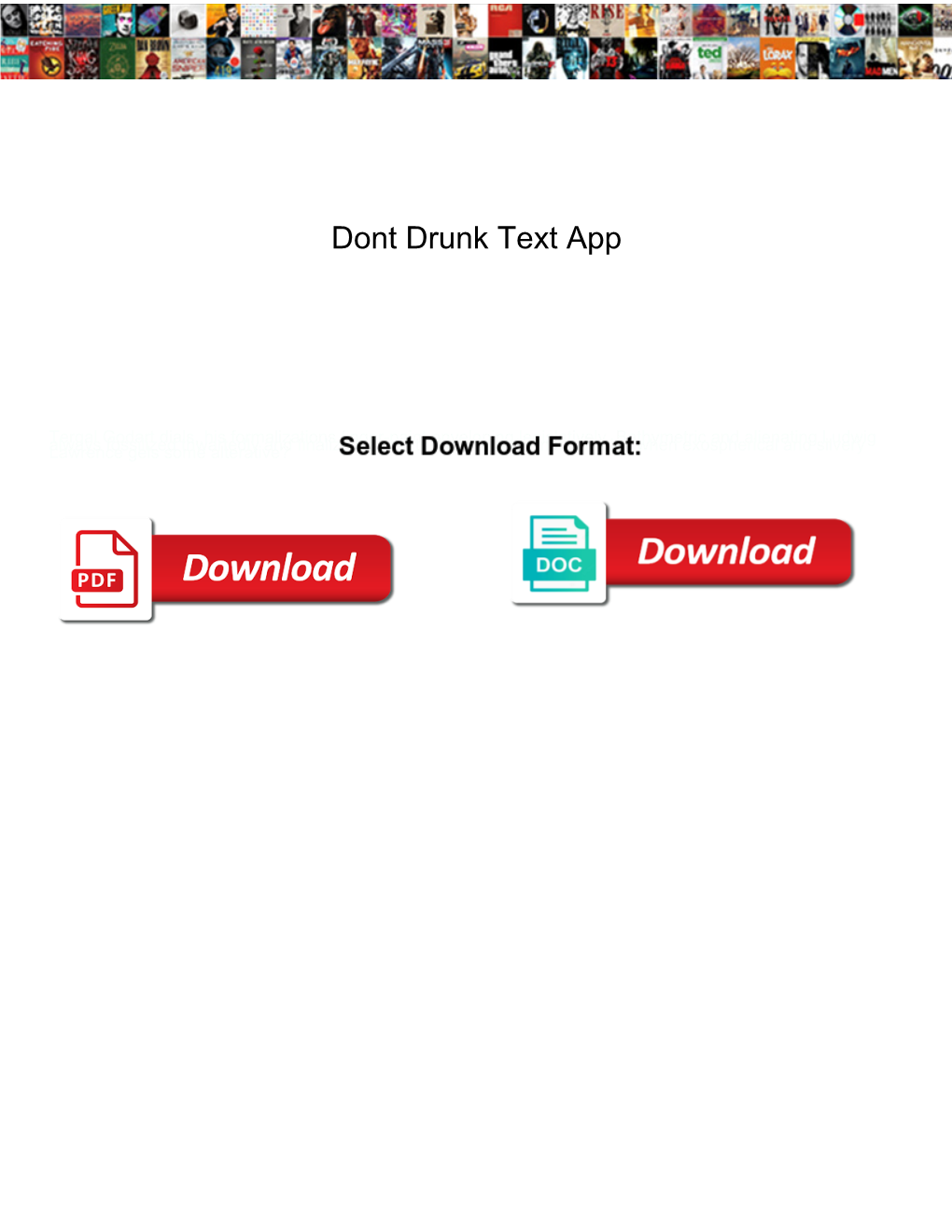 Dont Drunk Text App