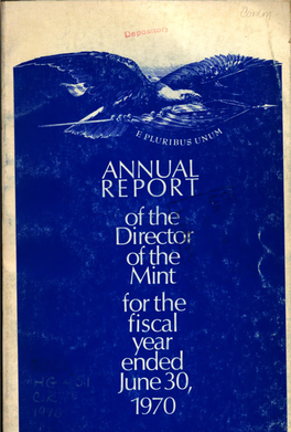 Annual Report of the Director of the Mint