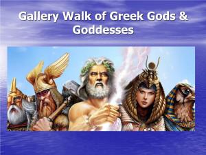 Gallery Walk of Greek Gods & Goddesses