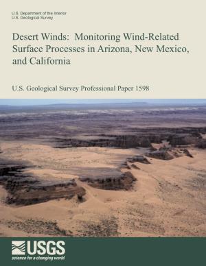 Monitoring Wind-Related Surface Processes in Arizona, New Mexico, and California