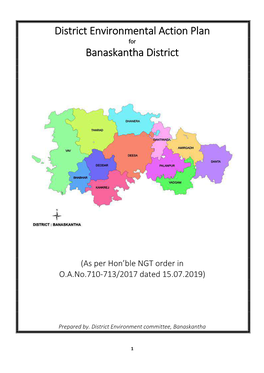 District Environmental Action Plan Banaskantha District