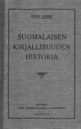Suomalaisen Kirjallisuuden Historia