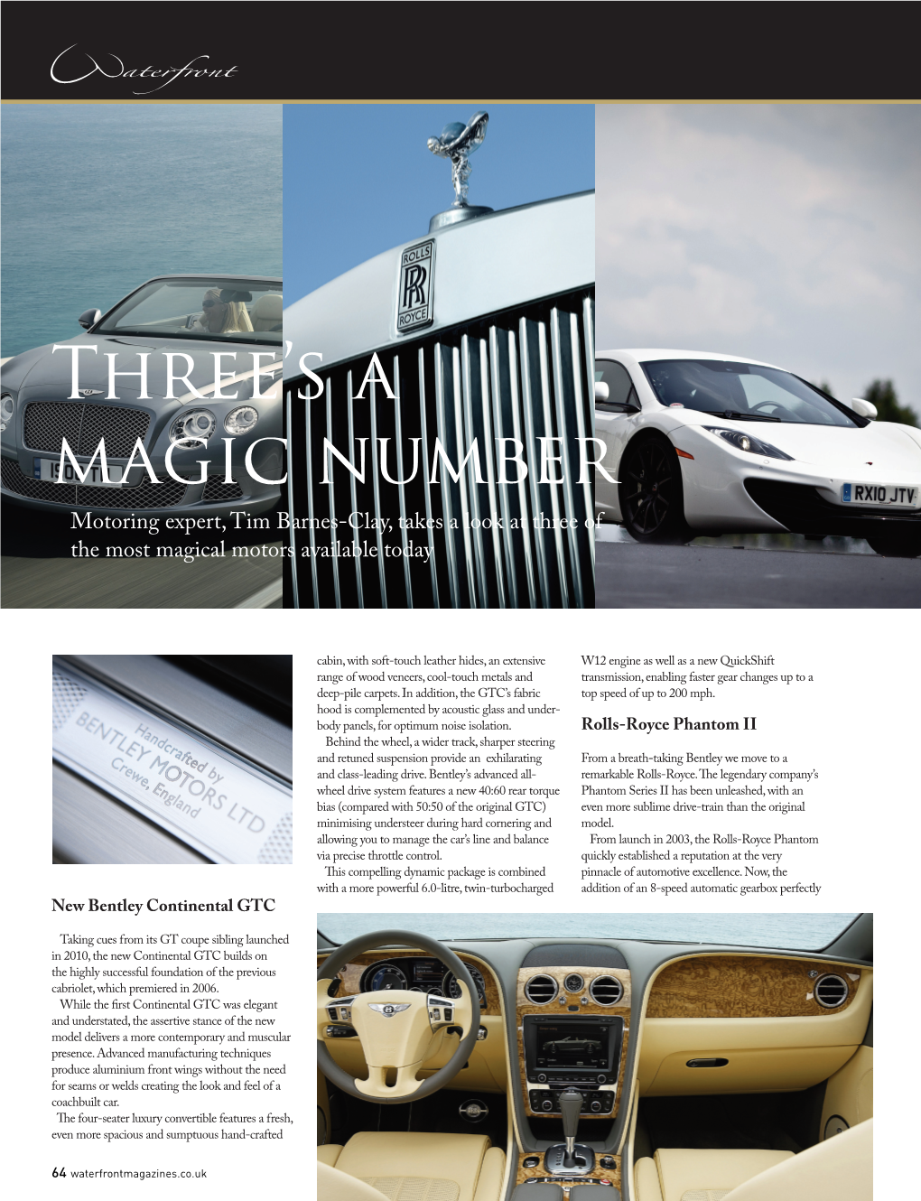Three's a Magic Number (Rolls Royce Phantom II, New Bentley