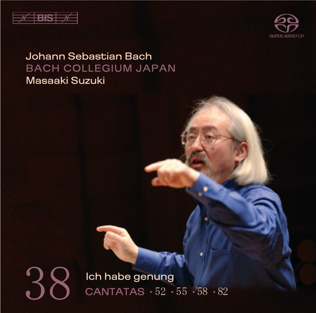 Johann Sebastian Bach BACH COLLEGIUM JAPAN Masaaki Suzuki Ich Habe Genung