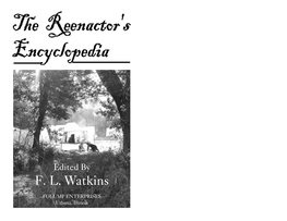 The Reenactor's Encyclopedia