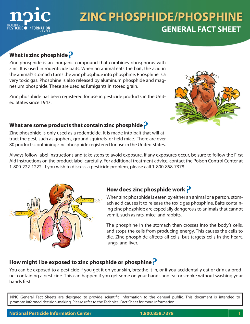 Zinc Phosphide/Phosphine General Fact Sheet