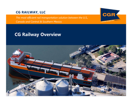 CG Railway Overview