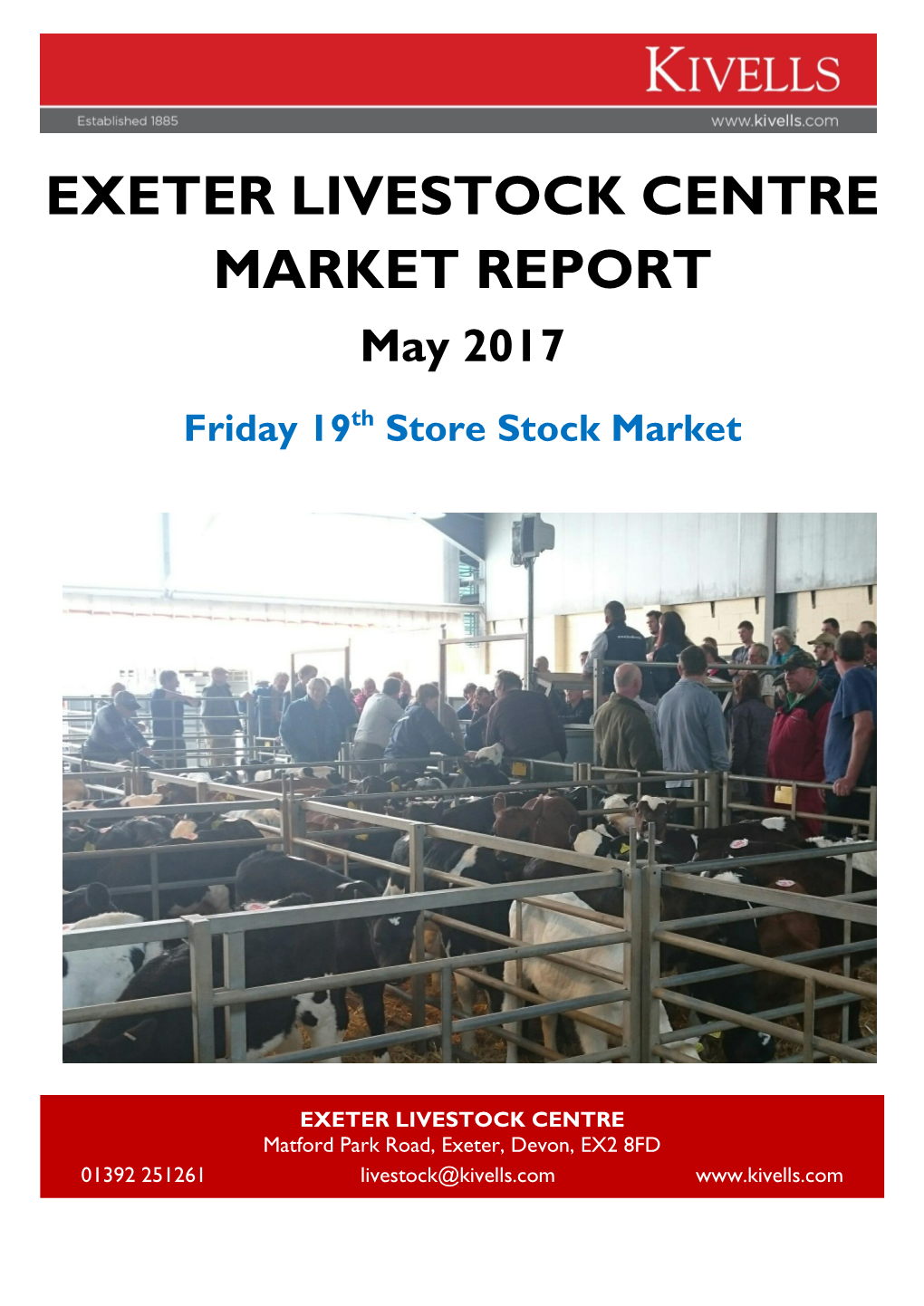 Exeter Livestock Centre Market Report