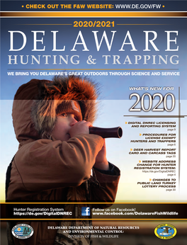 2020/2021 Delaware Hunting & Trapping Guide