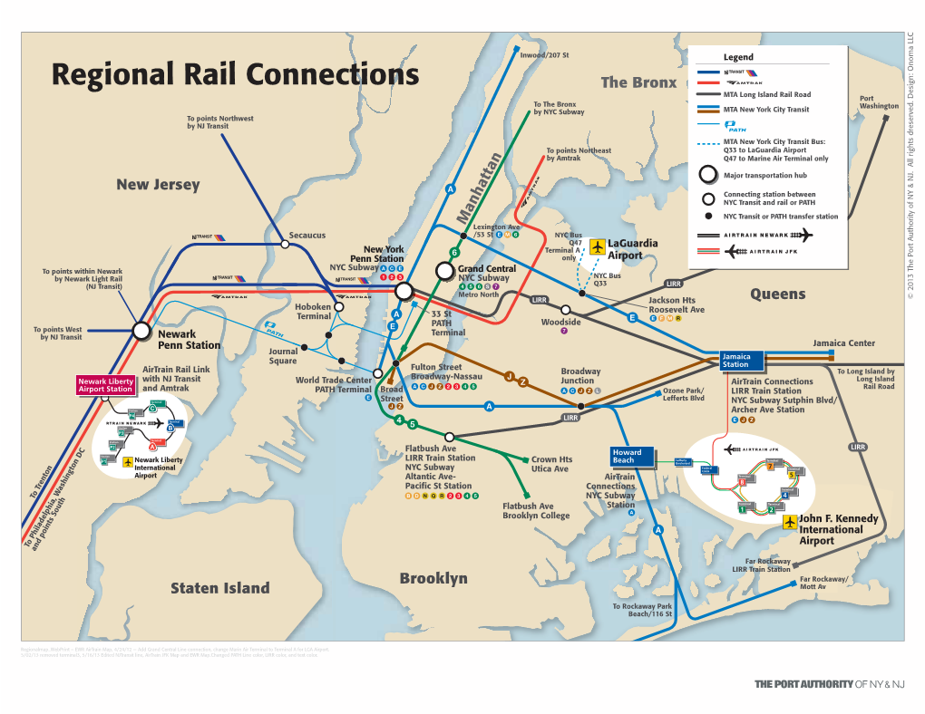 Download a Printable Map of Regional Rail Connections