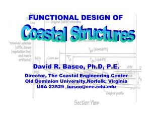 Functional Design of Coastal Structures